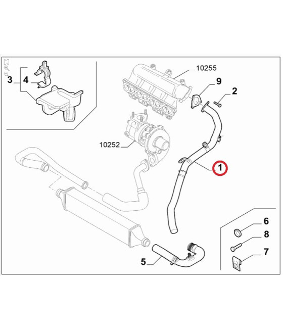 Manicotto turbina (euro 5)