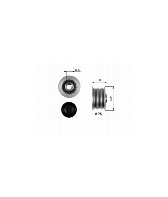 Puleggia alternatore