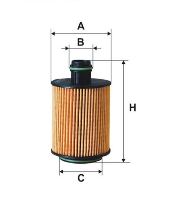 Filtro olio imp. ufi