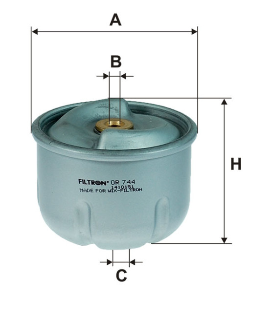 Filtro olio centrifuga