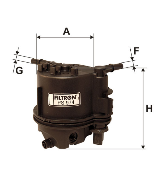 Filtro gasolio (1.4 hdi)