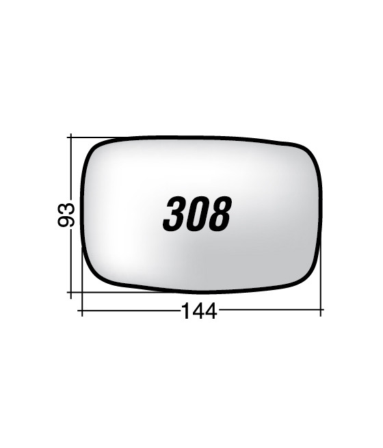 Ric.specchio retro DX/SX...