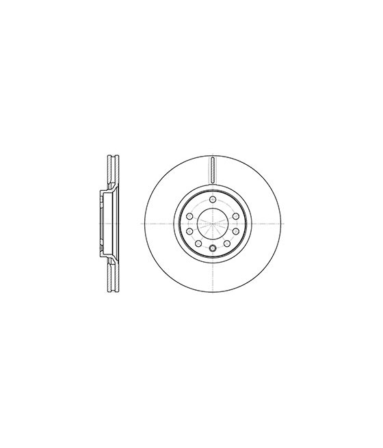 Disco freni anter. 308 mm.