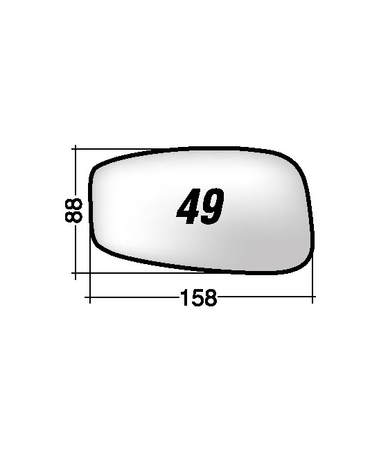 Ric. specchio retro SX Fiat...
