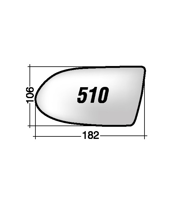 Ric.specchio retro DX Opel...