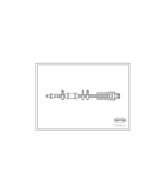 Tubo freni ant.inf.10/88 