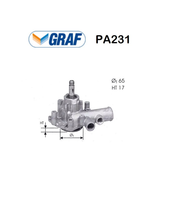 Pompa acqua ALFA ROMEO Alfetta 2000 turbo diesel