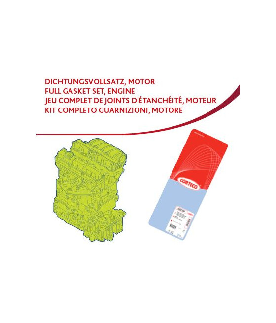 Serie guarnizioni motore con t.c. FIAT Croma 2.0 i.e. - LANCIA Dedra 1.8/2.0 i.e.